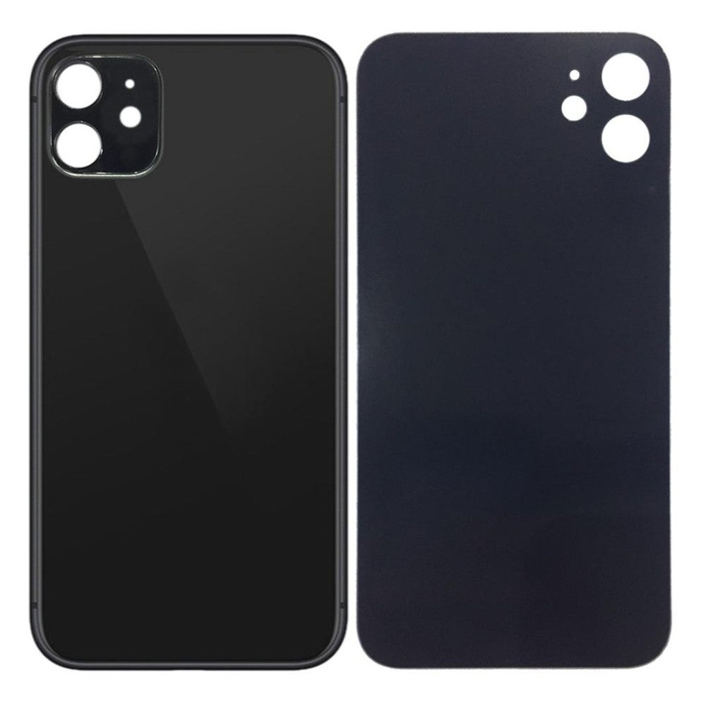Back Glass Panel for Apple iPhone 11 Black - EGFix Back Glass Panel for Apple iPhone 11 Black - EGFix
